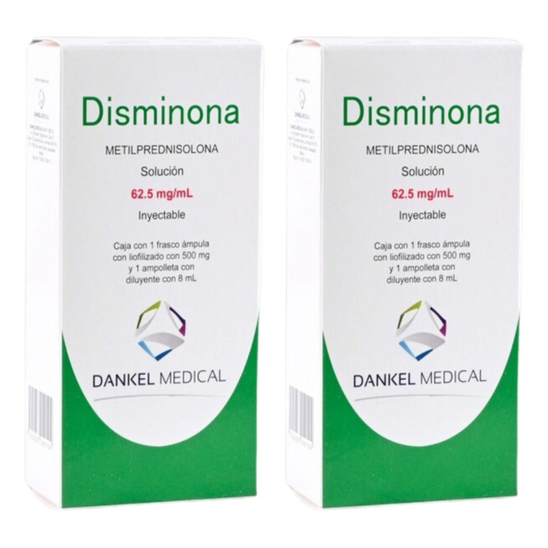 Disminona Metilprednisolona 62.5mg 2cjs 1 Amp 8ml C/u Dankel