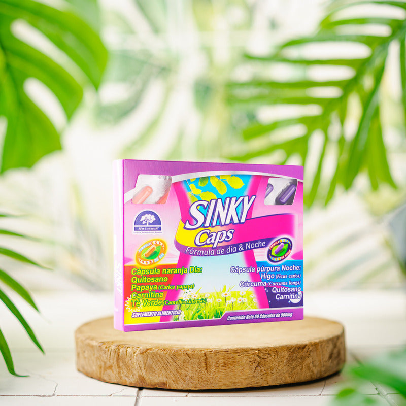 Sinky Caps Caja Con 60 Cápsulas De 500 Mg Natutech Sin Sabor