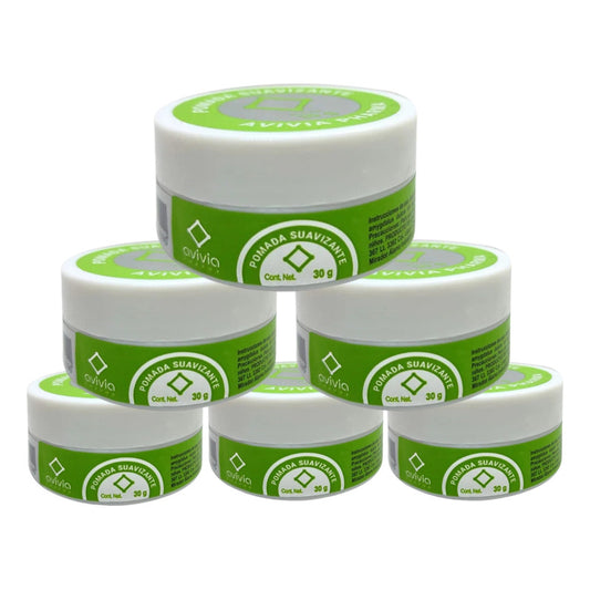 Avivia Pharma Pack 6 Pomadas Suavizantes 30 G C/u Fragancia Almendra
