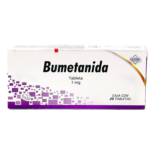Bumetanida 1mg 20 Tabletas- Ultra Laboratorios