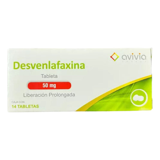 Desvenlafaxina 50 Mg 14 Tabletas Liberación Prolongada