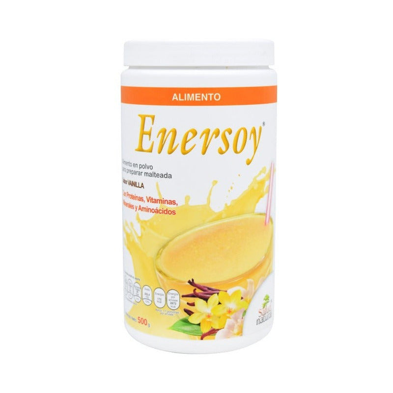 Malteada Proteína Enersoy Vitaminas Minerales Vainilla 500g