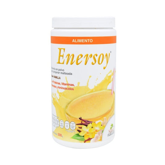 Malteada Proteína Enersoy Vitaminas Minerales Vainilla 500g