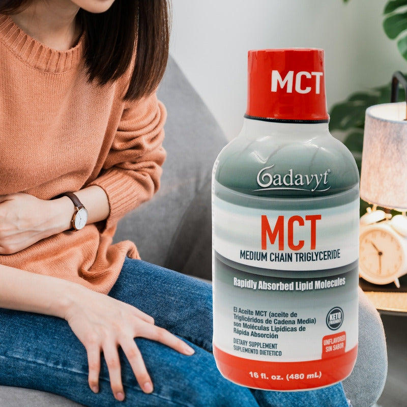 Gadavyt Mct 480 Ml Sin Sabor, Suplemento Líquido Sin Sabor