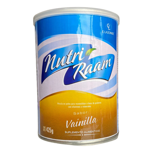 Nutri Raam Suplemento Alimenticio Sabor Vainilla 425 G Vainilla