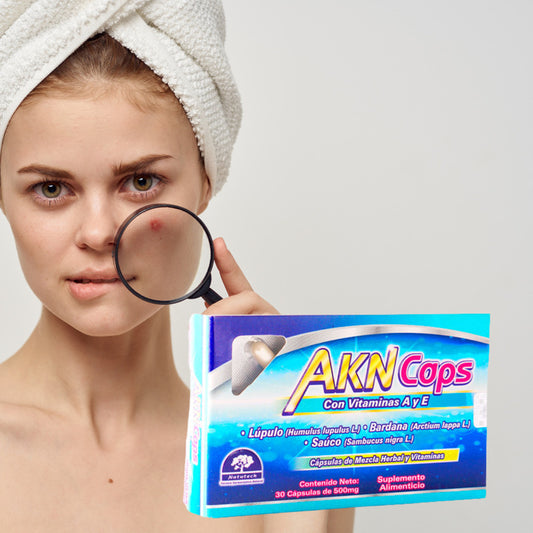 Akn Caps 500 Mg 30 Cápsulas Suplemento Natutech Sin Sabor