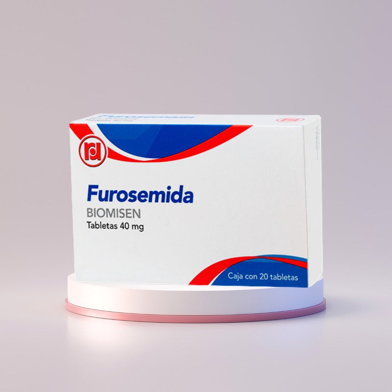 Furosemida 40 Mg 4 Cajas Con 20 Tabletas C/u Randall