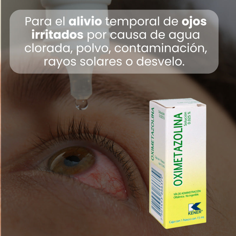 Solución Oftálmica Oximetazolina Lubyox Kener 5 Frasco 15ml
