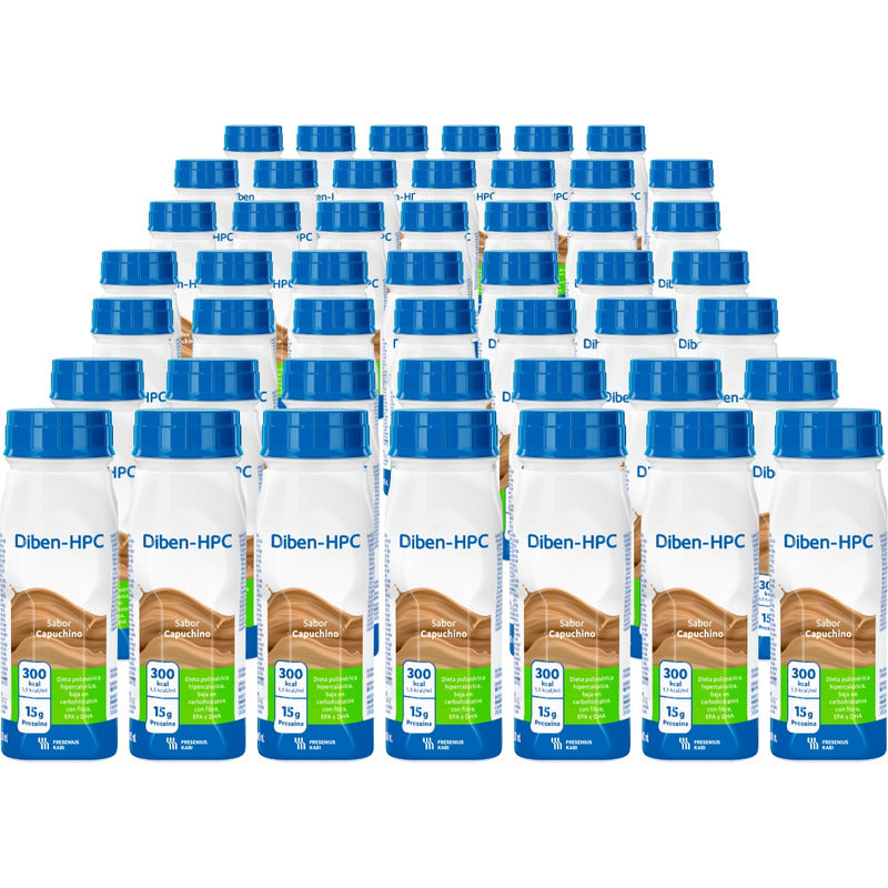 Diben Hpc Capuchino 48 Botellas 200 Ml C/u Dieta Polimérica Capuchino