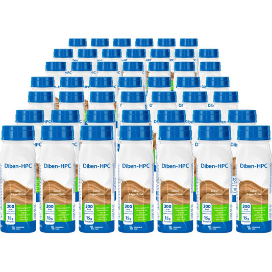 Diben Hpc Capuchino 48 Botellas 200 Ml C/u Dieta Polimérica Capuchino