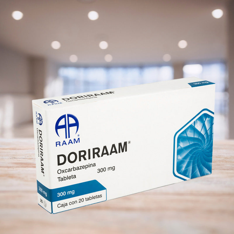 Doriraam Oxcarbazepina 300 Mg Caja Con 20 Tabletas Raam