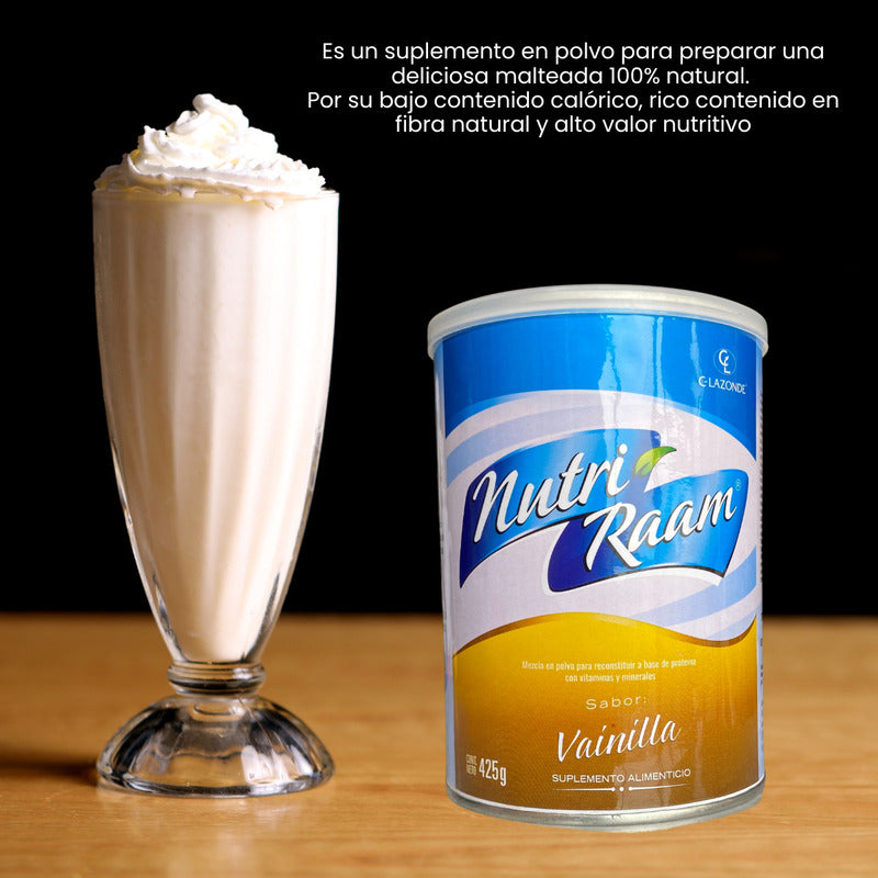 Nutri Raam Suplemento Alimenticio Sabor Vainilla 425 G Vainilla