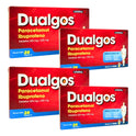 Dualgos Paracetamol Ibuprofeno 300/ 200 Mg 4 Cajas 20 Tabs