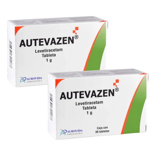 Autevazen Levetiracetam 2 Cjs Con 30 Tabs. 1 G C/u Aurovida