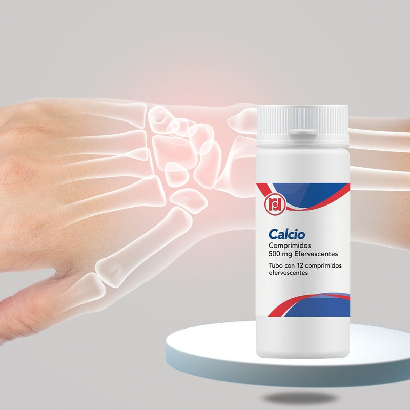 Calcio Efervescente 500 Mg Tubo Con 12 Comprimidos Randall