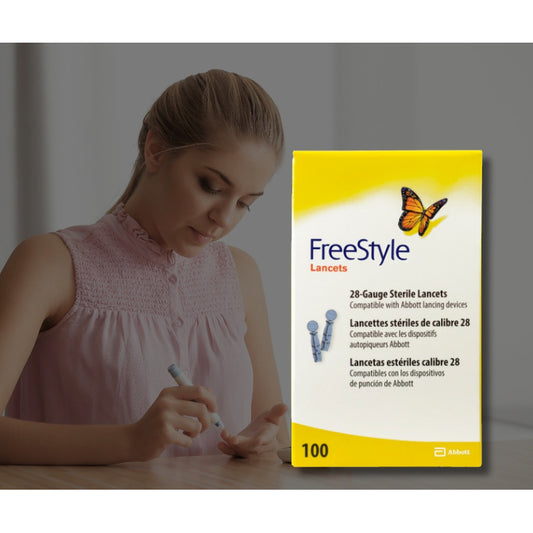 Abbott Lancetas Freestyle Caja Con 100 Lancetas Amarillo