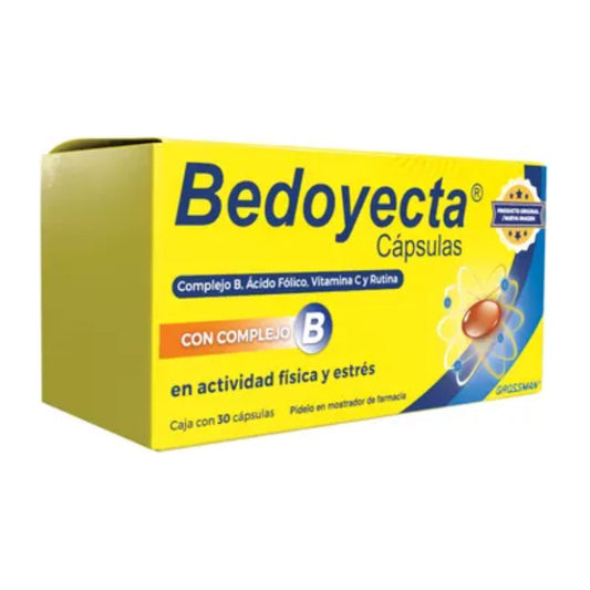 Bedoyecta Cápsulas De Gelatina Blanda, 30 Cápsulas