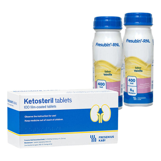 Fresenius Kabi Ketosteril 100 Tabs 630 Mg Sin Sabor