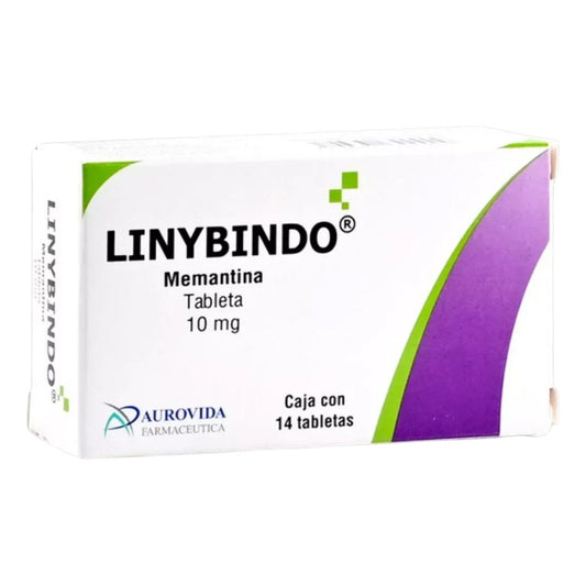 Linybindo Memantina 10 Mg Caja Con 28 Tabletas Aurovida