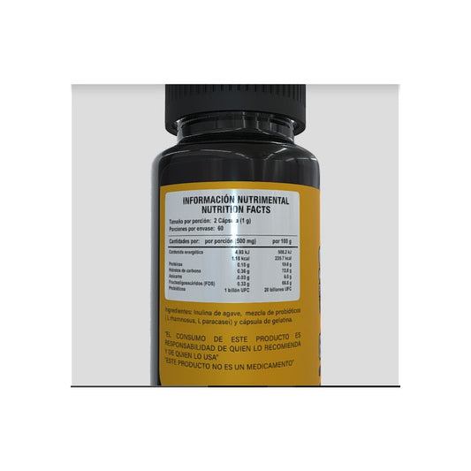 Amz Simbiotic Probioticos Y Prebioticos 60 Caps Sabor Sin Sabor