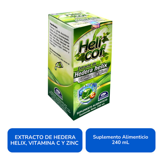 Heli Cof Hedra Helix Frasco Con 240 Ml Suplemento Natutech Sin Sabor