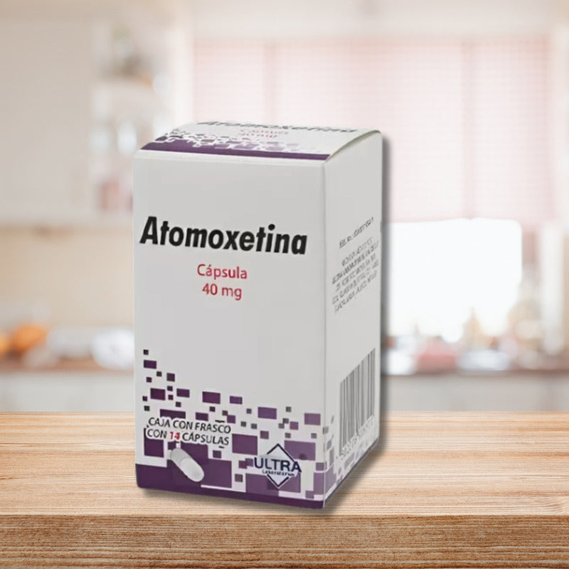 Atomoxetina Ultra 1 Caja 40mg Con 14 Capsulas
