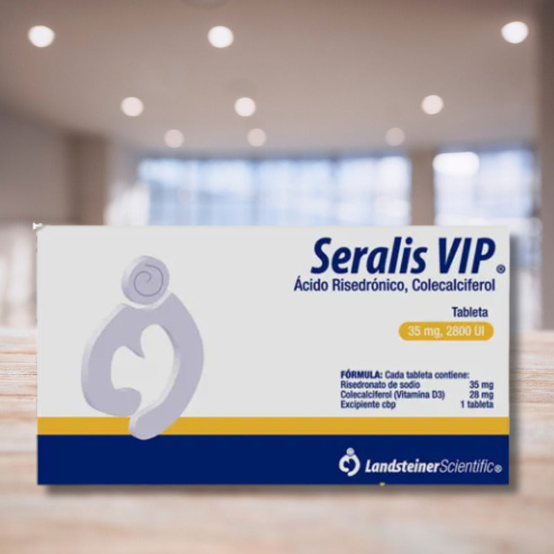 Seralis Vip Ácido Risedrónico Colecalciferol 35 Mg 10 Tabs