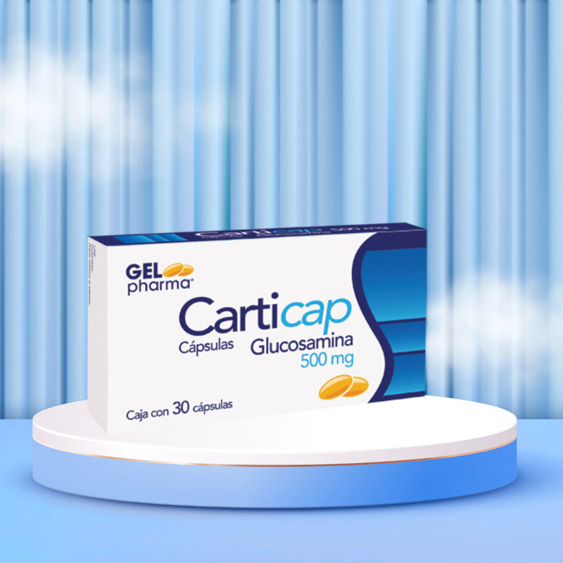 Carticap Glucosamina 500mg 2 Cajas 30 Cápsulas C/u Gelpharma