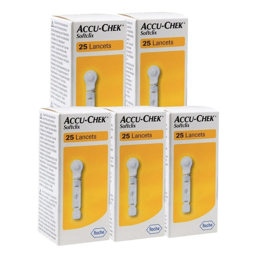 Accu - Chek Lancetas Softclix Paquete Con 125 Lancetas