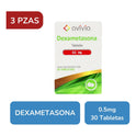 Dexametasona 0.5 Mg 3 Cajas 30 Tabletas C/u Avivia