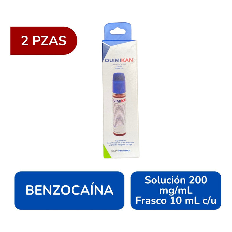 Quimikan Benzocaína Generico Kanka 2 Frascos Quimpharma