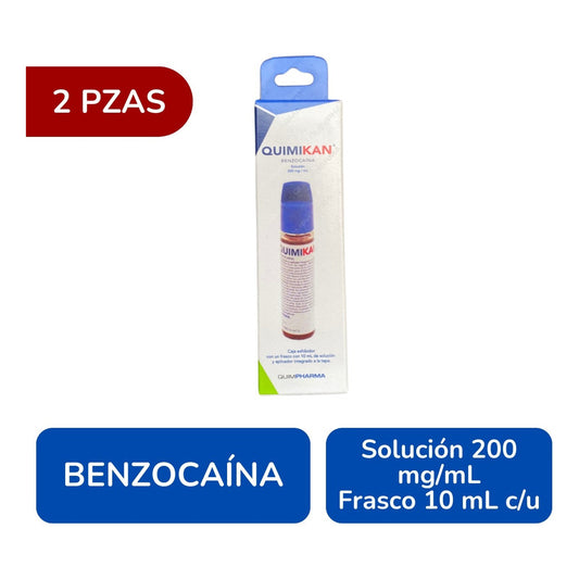 Quimikan Benzocaína Generico Kanka 2 Frascos Quimpharma