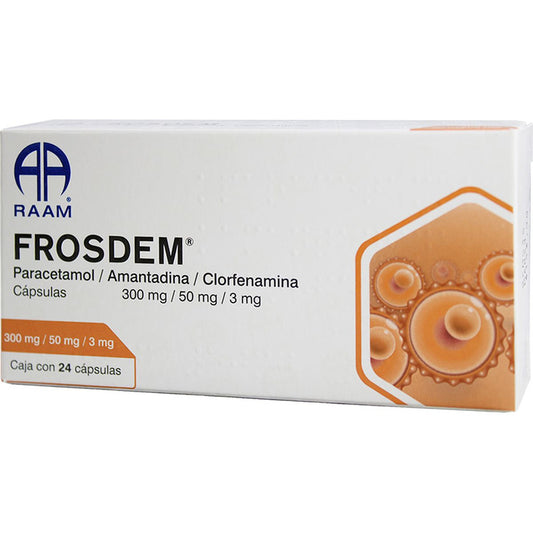 Frosdem Cápsula 300 Mg/50 Mg/3 Mg, 24 Cápsulas