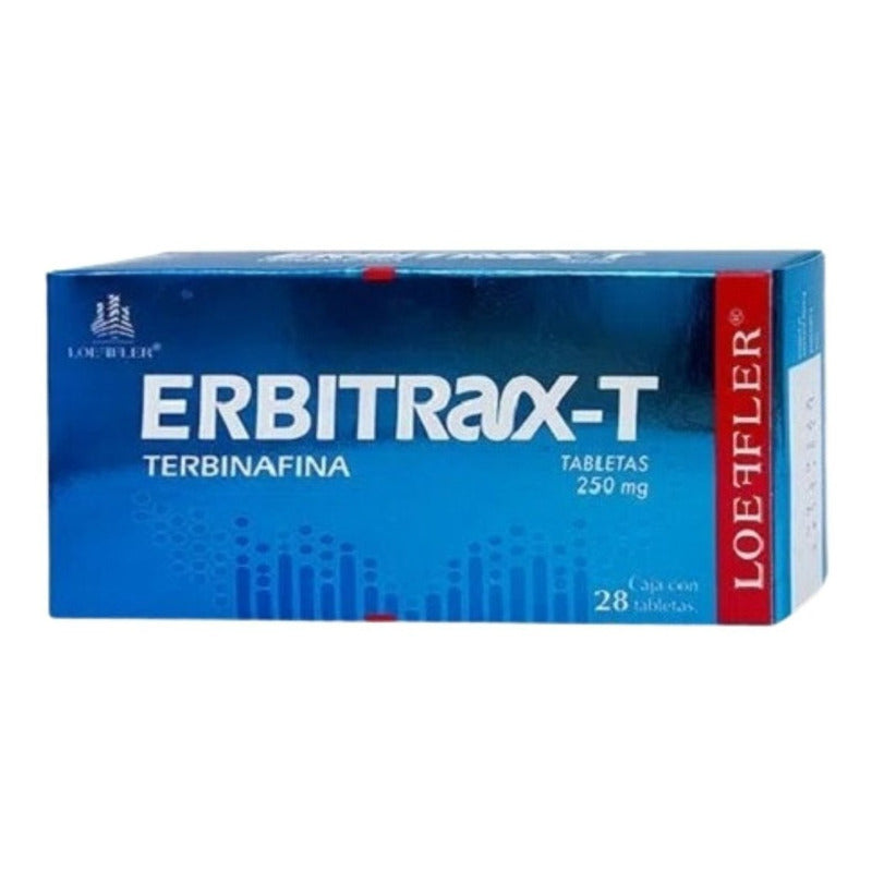 Erbitrax-t Terbinafina 250mg 28 Tabletas Loeffler