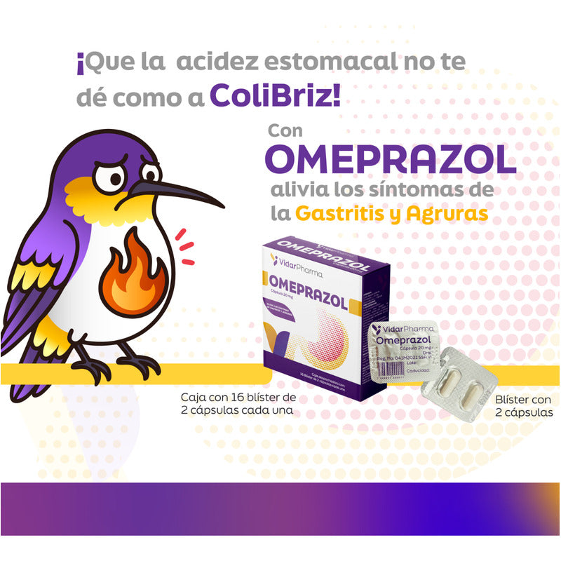 Omeprazol 3 Cajas Despachadoras Con 16 Blíster Dobles C/u