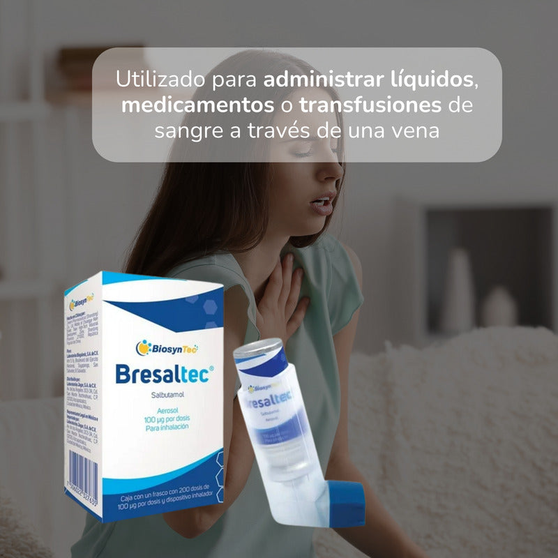 Bresaltec Salbutamol 100 Mcg 6 Cajas Con 200 Dosis C/u