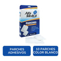 Parches Adhesivos Alfa Medical 1 Caja Con 10 Pzs 2 Tamaños Blanco