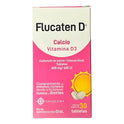 Flucaten D Calcio, Vitamina D3 30 Tabletas Vanquish Sin Sabor