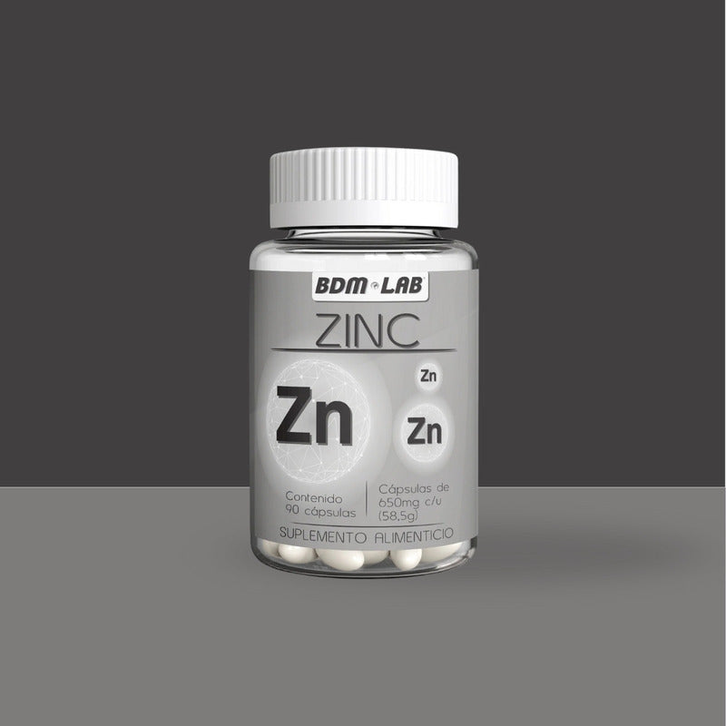 Zinc Bdm Lab Pack Con 180 Capsulas  Sin Sabor