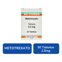 Metotrexato 2.5 Mg Ac-vonda Caja Con 50 Tabletas