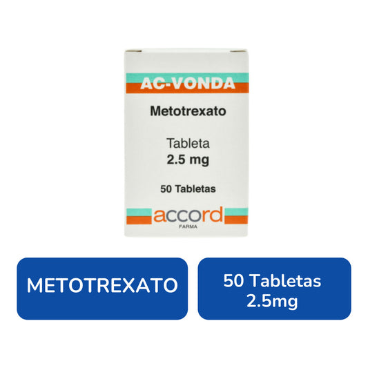 Metotrexato 2.5 Mg Ac-vonda Caja Con 50 Tabletas