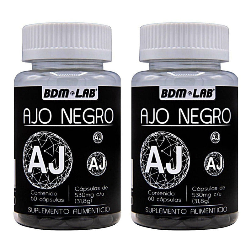 Ajo Negro Bdm Lab Pack Con 120 Capsulas Sabor Sin Sabor