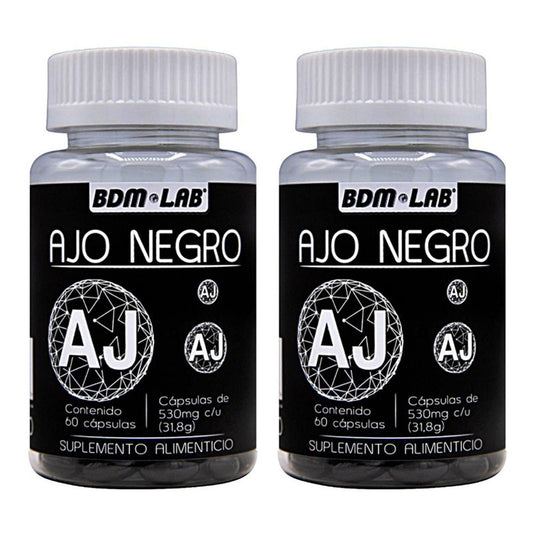 Ajo Negro Bdm Lab Pack Con 120 Capsulas Sabor Sin Sabor