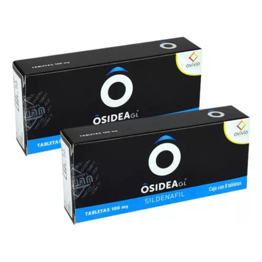 Osidea Gl Sildenafil 100mg 8 Tabletas Dúo Pack