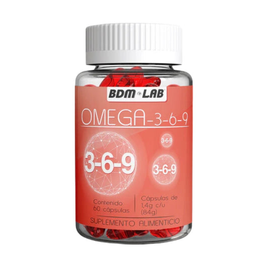 Omega 3,6 Y 9 Bdm Lab 60 Capsulas  Sin Sabor