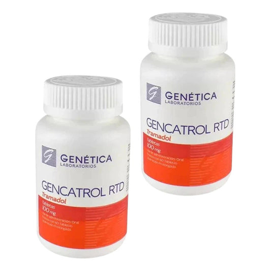 Gencatrol Rtd 100 Mg 2 Frascos Con 60 Cápsulas C/u Genética