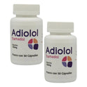 Adiolol Tramadol 100mg 2 frascos de 50 cápsulas cada uno