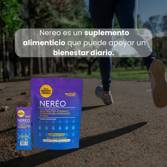 Neréo Suplemento Alimenticio 10 Sobres 14 G Multivitamínico Mora Azul