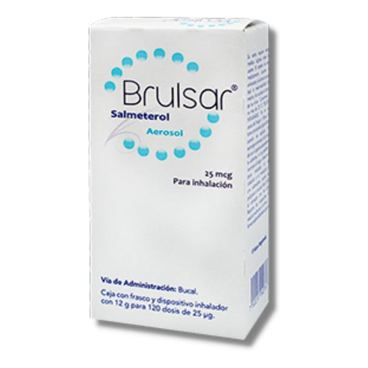 Brulsar Salmeterol Aerosol 25mcg Frasco Inhalador Con 12g