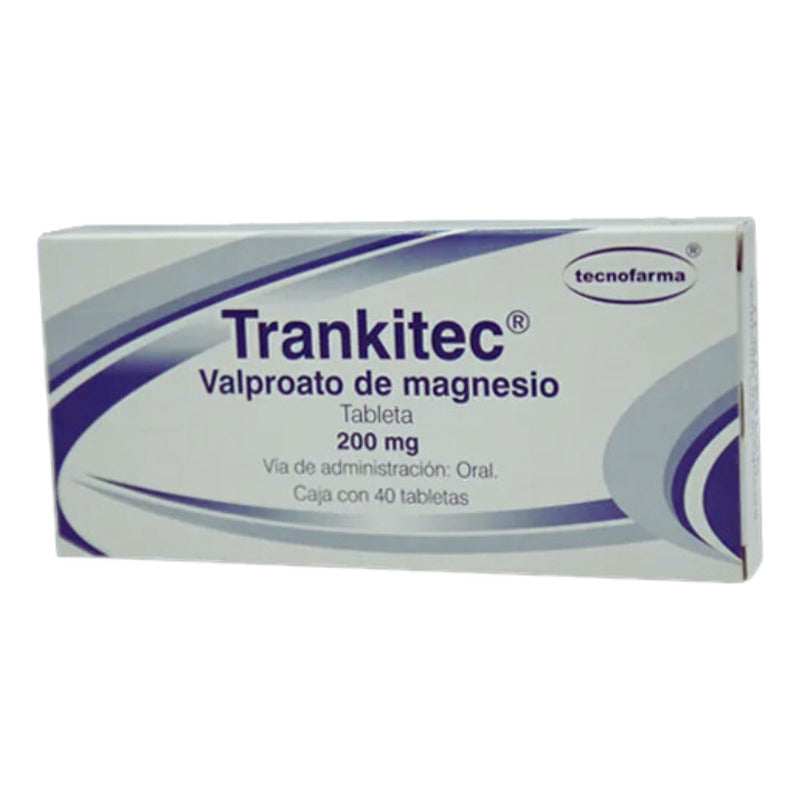 Trankitec Valproato De Magnesio 200 Mg 40 Tabletas